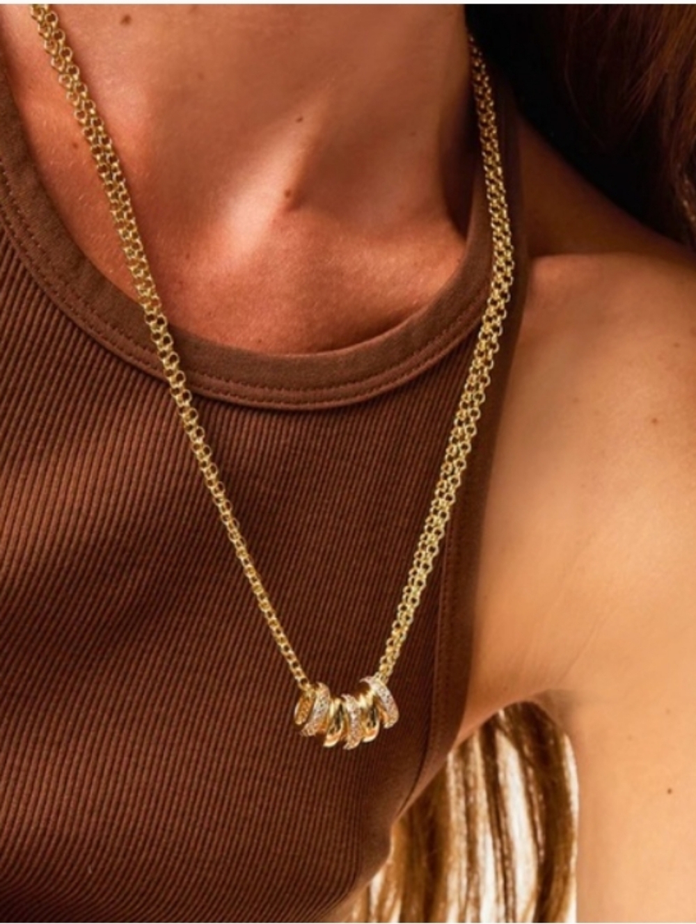 Roxanne Assoulin The Pavé Slider Necklace